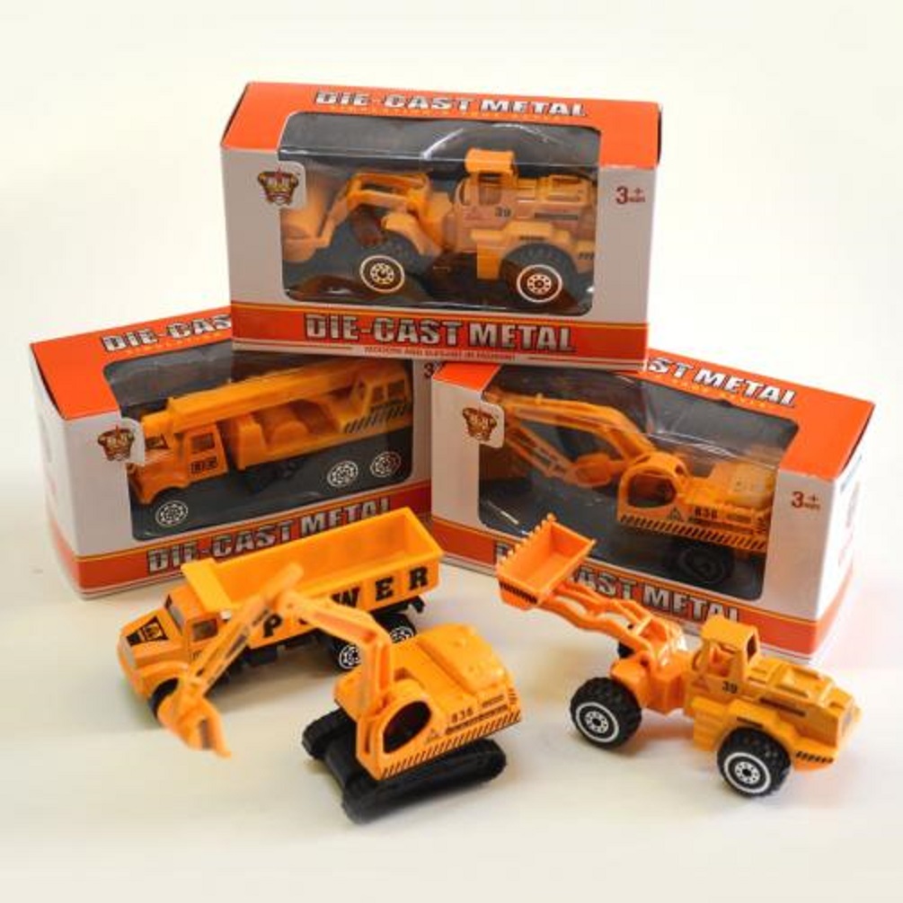 Die Cast Construction Vehicles (Set of 4) Has All