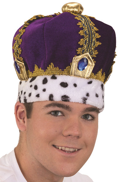 DARK PURPLE CROWN HAT - BZany.com