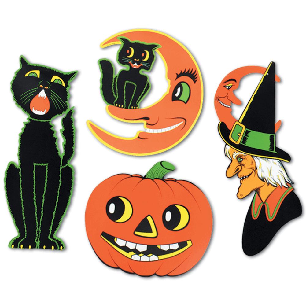 Pkgd Halloween Cutouts Printed 2 Sides