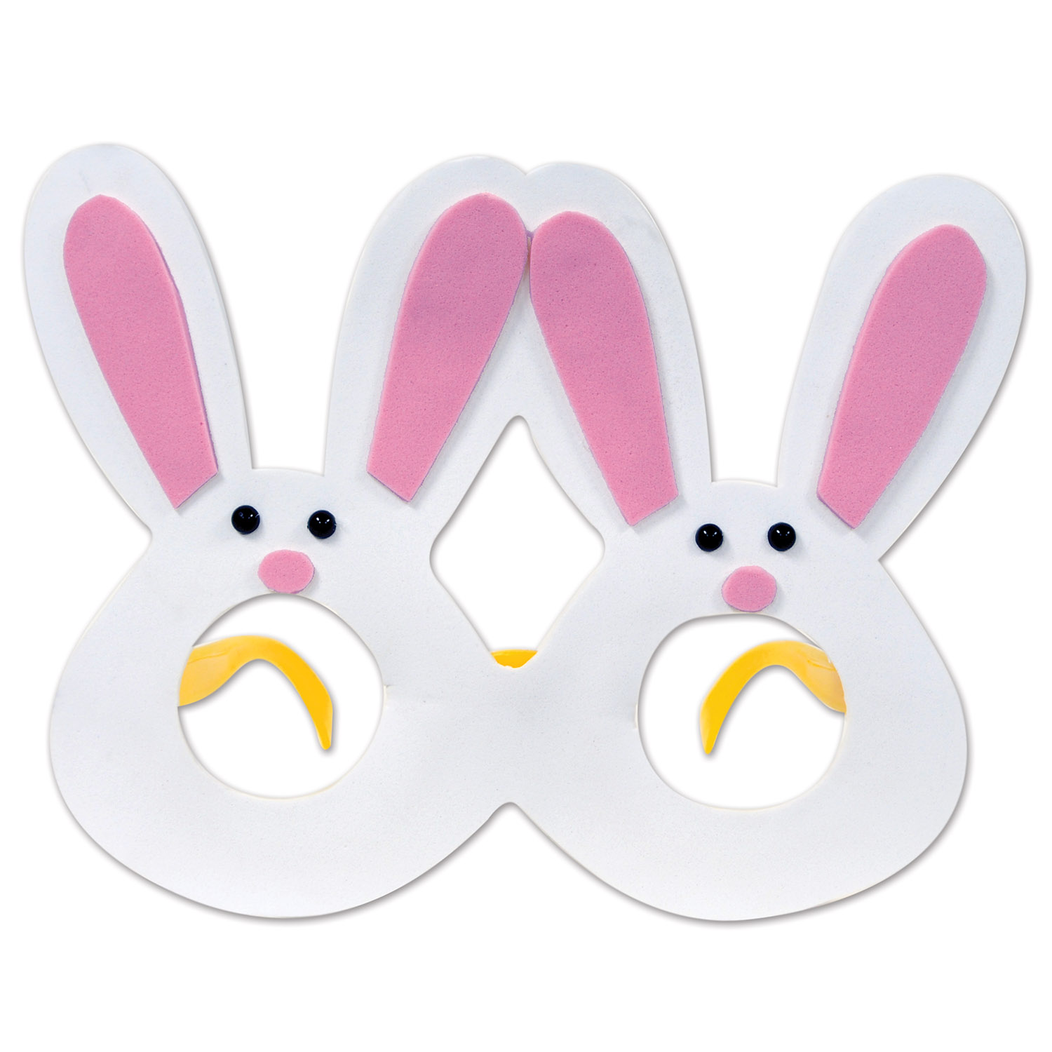 easter bunny with glasses pillow
